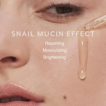 [MIZON] SNAIL REPAIR INTENSIVE AMPOULE (30ml) Korean Skincare - Reparatieserum met 80% slakkenmucine-extract - Intensieve anti-verouderingsbehandeling - Voedt en verstevigt