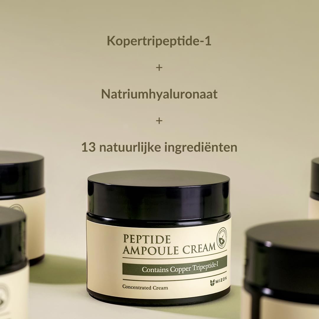 [MIZON] PEPTIDE AMPOULE CREAM (50ml) Korean Skincare - Antirimpel, veilige formule, hydraterend