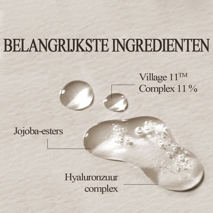 [VILLAGE 11 FACTORY] HYDRO BOOST SERUM (50 ml) Korean Skincare - Vegan - Diep hydraterend serum - Natuurlijke ingrediënten - V11™-complex